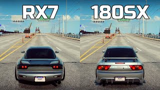 NFS Heat Mazda RX7 Spirit R vs Nissan 180SX Type X  Drag Race [upl. by Perkin42]