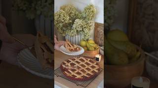 Homemade apple pie a must for chilly days 🍂✨ cozyhome baking aesthetic slowliving kitchen [upl. by Tanner]