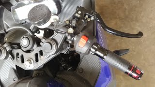 Yamaha R15 V3 Adelin Radial Master Cylinder Install  Ultimate Brake Upgrade Part 2 [upl. by Iot]