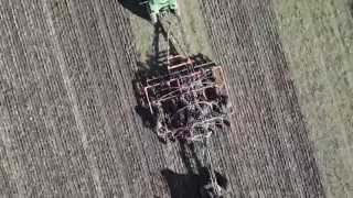 Seeding with Knuckey Press Wheels inter row sowing on a Southern Seeder Australia [upl. by Block]