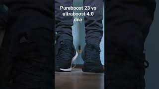 pureboost 23 vs ultraboost 40 dna [upl. by Farmer]