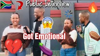 PUBLIC INTERVIEW GOT EMOTIONAL💔⚰️😭🇿🇦 [upl. by Center]