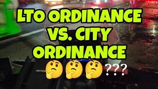 LTO ORDINANCE OR CITY ORDINANCE  Sino nga ba ang sundin tungkol sa MUFFLER [upl. by Feldt]