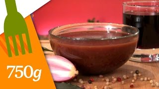 Recette de Sauce au vin rouge  750g [upl. by Horsey]