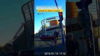 Un vélo suicidaire  comme beaucoup dashcamfrance route dashcamoccitanie velocity fail [upl. by Glassco754]