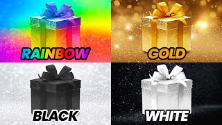 Choose Your Gift 🎁 Rainbow Gold Black or White 🌈⭐️🖤🤍 [upl. by Colton]