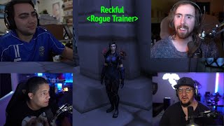 Streamers visit Reckfuls tribute NPC in WoW  Asmongold Mizkif Nmplol Towelliee [upl. by Etom]