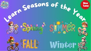 Seasons of the Year Song  Learn the Four Seasons Fun amp Interactive Song for Kids [upl. by Kcirad]