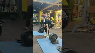 100 kg raw conventional deadlift at 55 kg gymlover challenge [upl. by Saref]