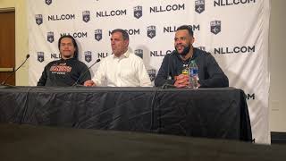 Buffalo Bandits PostGame Press Conference  NLL Finals Game 1 [upl. by Onaicnop]