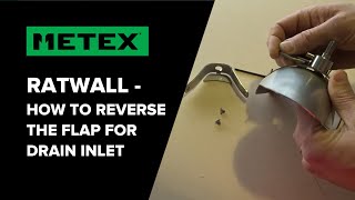 Ratwall Rat Blocker  How to reverse the flap for installation into a drain inlet [upl. by Llessur361]