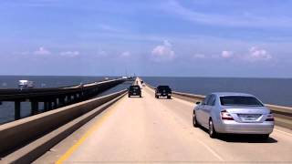 The Worlds Longest Overwater Bridge the Lake Pontchartrain Causeway [upl. by Fiorenze]