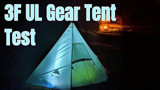 107 3F UL Gear Solo Tent Test  Ultralight Bargain Shelter [upl. by Gabbert]