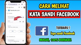 Cara Mengatasi Lupa Sandi Facebook  Lupa Kata Sandi Facebook [upl. by Akirdnwahs]