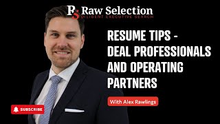 What I have learned from interviewing hundreds of Deal professionals and Operating Partners [upl. by Sotos]