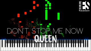 Dont Stop Me Now  Queen Piano Tutorial  Eliab Sandoval [upl. by Justen744]