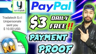 Surveyeah Payment Proof amp REVIEWS  Surveyeah How It Works  Surveyeah Legit Or Scam  Survey Apps [upl. by Novick201]