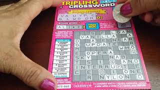 SCRATCHER VIDEO  TRIPLING BONUS CROSSWORD [upl. by Wain]