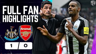 Arsenal Title TROUBLE Isak WINNER Newcastle United 10 Arsenal Highlights [upl. by Nimajaneb516]