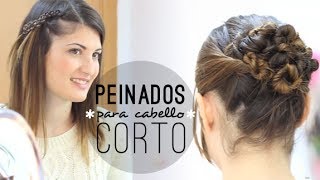 Peinados fáciles para cabello corto [upl. by Frohne]