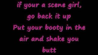 Brokencyde  Scene girlz LYRICS [upl. by Charmian]