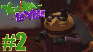 Yooka  Laylee Gameplay Walkthrough Part 2  100  Walkthrough [upl. by Naujik552]