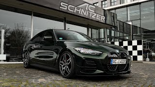 Two of the best New i4 M40 G26 Schnitzer cars amp BMW G42 M240i walk around [upl. by Nwadrebma]