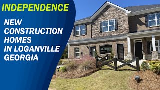 Independence  New Construction Homes I Loganville  Moving to GA  DR Horton  Iberville Plan [upl. by Iznyl]