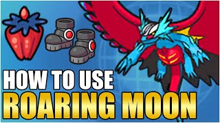 Best Roaring Moon Moveset Guide  How To Use Roaring Moon Paradox Competitive Pokemon Scarlet Violet [upl. by Garson]