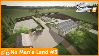 Creating Fields amp Spreading Lime  No Mans Land 3 Farming Simulator 19 Timelapse [upl. by Ahcirt864]