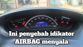 Mengatasi indikator Airbag yang menyala di honda freed [upl. by Ahsitak]