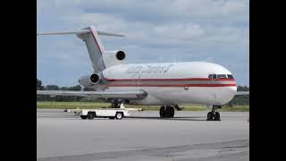 Kalitta 727 rare daytime departure YHM FULL VIDEO [upl. by Arenat]