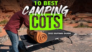 BEST CAMPING COTS 7 Camping Cots 2023 Buying Guide [upl. by Ahsats422]