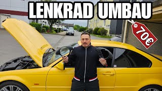 E46 kriegt ❌️Tempomat ❌️Multifunktionslenkrad  Dieser Umbau ist ein Muss  Hinterhofjargon [upl. by Annaeirb]