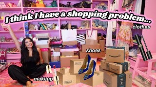 Grab a Snack… HUGE 48 MINUTE PR UNBOXING  HAUL🩷 Makeup Shoes Clothes  More [upl. by Aihsekat]