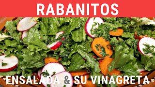 Ensalada de rabanitos con su vinagreta de hierbas RecetasdeLuzMa [upl. by Siravrat700]