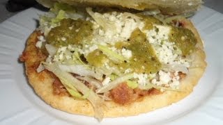 RECETA GORDITAS PUPUSASCOMIENDO RICO Y FACIL [upl. by Ennailuj]