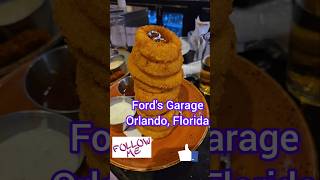 FORDS Garage Restaurant in Orlando FloridaOnion Rings [upl. by Ylera334]