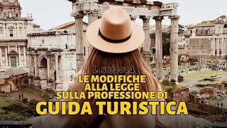 Le modifiche alla legge sulla professione di guida turistica  L n 562024 [upl. by Cyndi]