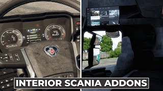 ETS2 150 Scania Next Generation Interior Addons  Euro Truck Simulator 2 [upl. by Ia]