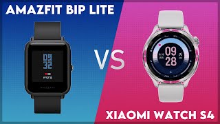 Amazfit Bip Lite vs Xiaomi Watch S4 Comparison [upl. by Elena]