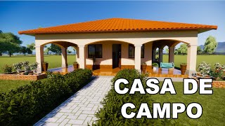 CASA DE CAMPO 2 HABITACIONES Y SERVICIOS TIPO CABAÑA [upl. by Pare]