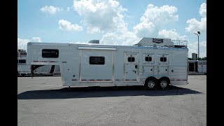 2017 Logan Coach Limited 810 Horse Trailer w Living Quarters for sale  Stock ID 11N170310 [upl. by Yekcin946]