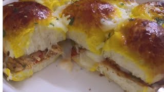 Ramzan Special RecipeChicken Sliders Recipe Without OvenRamadan SpecialHi tea fusion recipes [upl. by Eelinnej904]