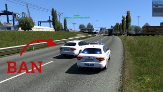 👮‍♂️TruckersMP Game Moderator in CD  Police Patrol [upl. by Ethben]