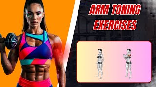 Arm Toning Exercises For Females With Weights [upl. by Zoldi703]