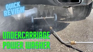 Ridge Pressure Washer Undercarriage cleaner  Review [upl. by Nyltiak]