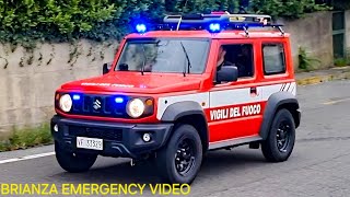 NEWRARE Suzuki Jimny Vigili del fuoco Valmadrera Lecco in emergenza [upl. by Cadmann182]