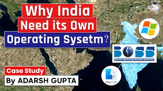 Why India need its own Operating System Microsoft macOS Android  UPSC Mains GS2 amp GS3 [upl. by Strep]