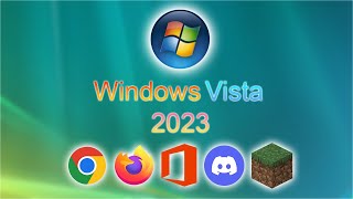 Usando Windows Vista en 2023 [upl. by Blader]